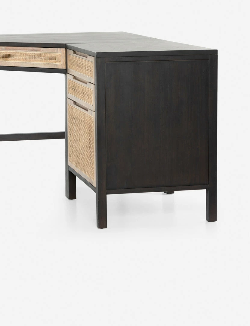 Lulu And Georgia Furniture Margot Modular Desk With Filing Cabinet