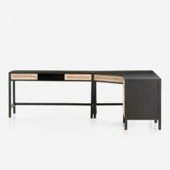 Lulu And Georgia Furniture Margot Modular Desk With Filing Cabinet