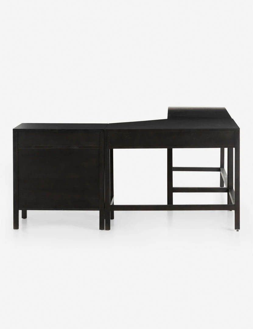 Lulu And Georgia Furniture Margot Modular Desk With Filing Cabinet