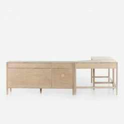 Lulu And Georgia Furniture Margot Modular Desk With Filing Sideboard