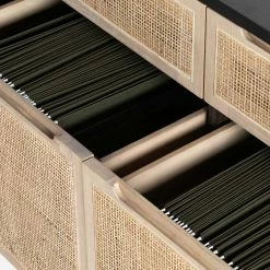 Lulu And Georgia Furniture Margot Modular Desk With Filing Sideboard