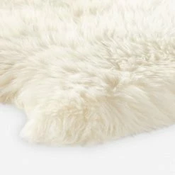 Lulu And Georgia Vale Ombre Sheepskin Throw Earth Tones