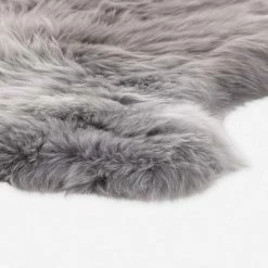 Lulu And Georgia Vale Ombre Sheepskin Throw Earth Tones