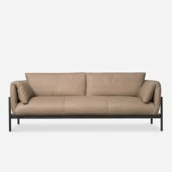 Lulu And Georgia Frampton Leather Sofa New