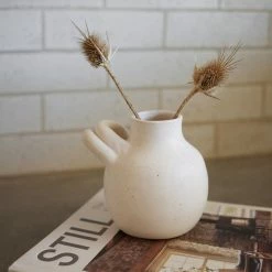 Lulu And Georgia Organic Harmony Collection Canal Vase By Salamat Ceramics