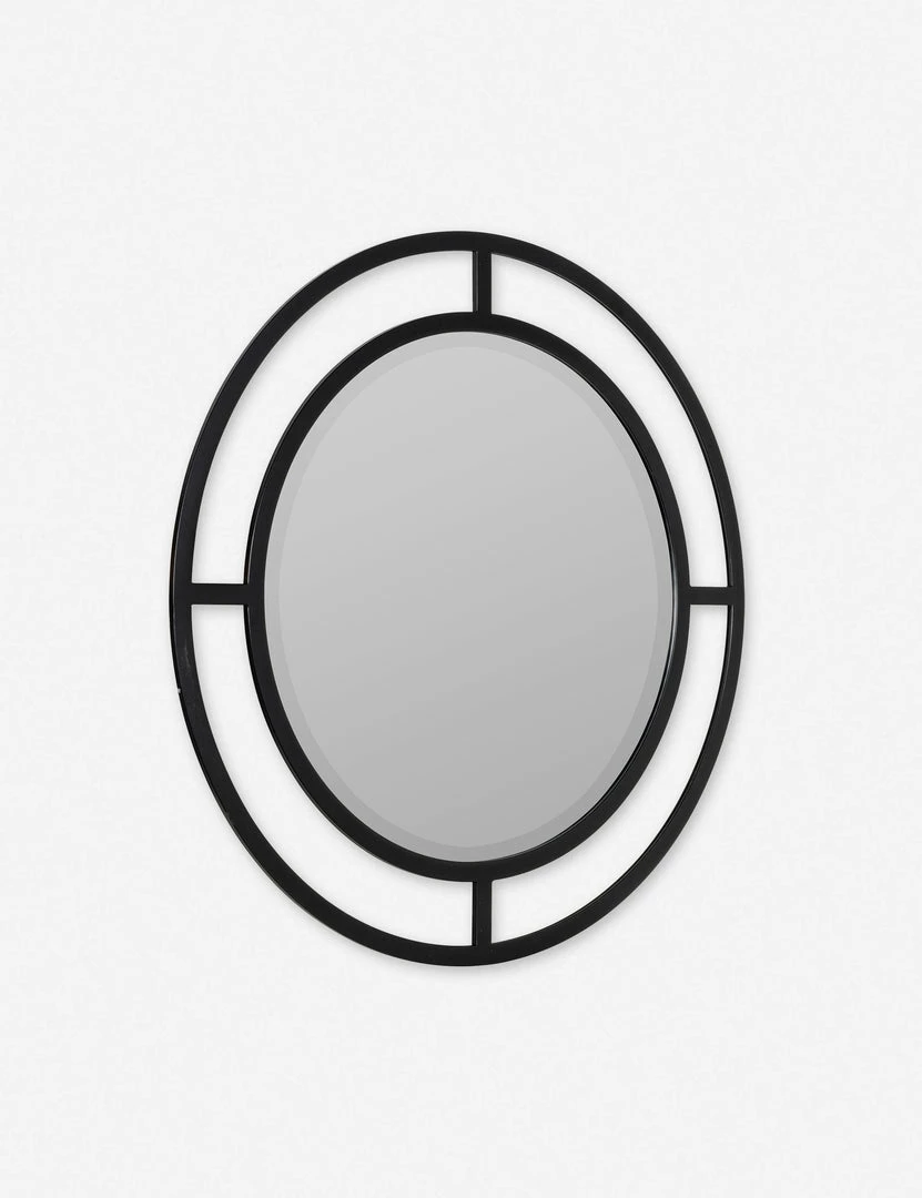 Lulu And Georgia Silas Round Mirror Curved + Rounded