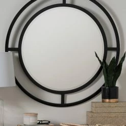 Lulu And Georgia Silas Round Mirror Curved + Rounded