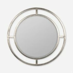 Lulu And Georgia Silas Round Mirror Curved + Rounded