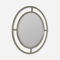 Lulu And Georgia Silas Round Mirror Curved + Rounded