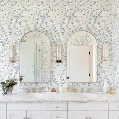 Lulu And Georgia Branch Wallpaper By Susan Hable Mossy Greens