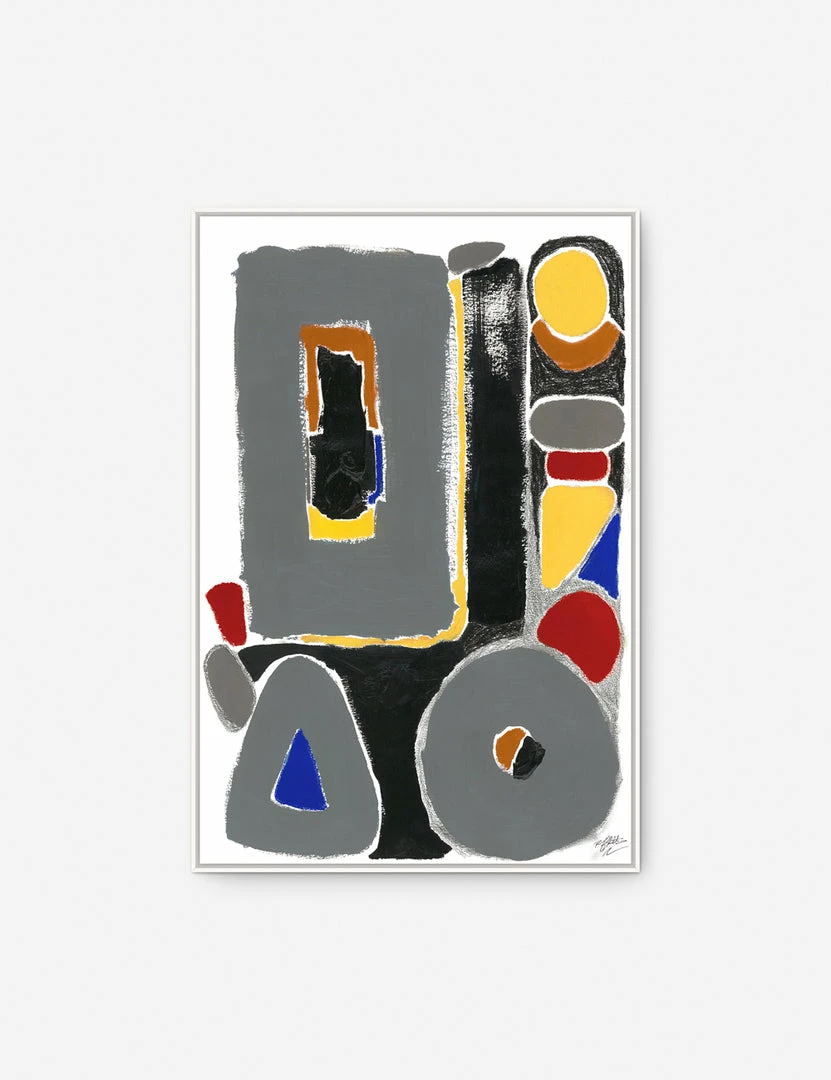 Lulu And Georgia Walls 'un Moment De Couleur II' Print By FORM Studio