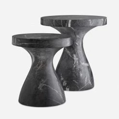 Lulu And Georgia Serafina Side Table By Arteriors Sculptural