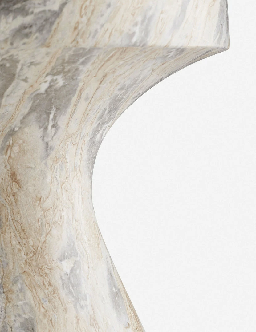 Lulu And Georgia Serafina Side Table By Arteriors Sculptural