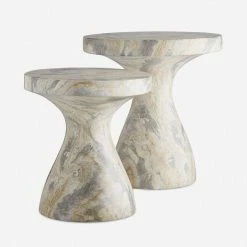 Lulu And Georgia Serafina Side Table By Arteriors Sculptural