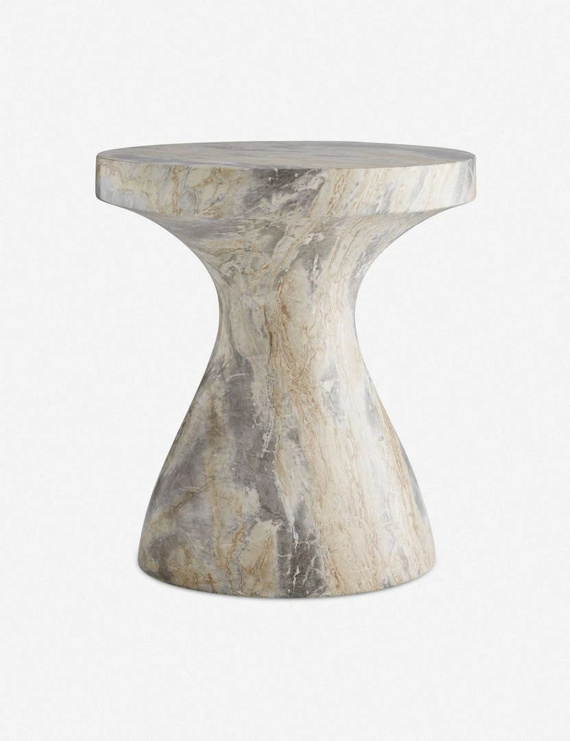 Lulu And Georgia Serafina Side Table By Arteriors Sculptural