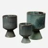 Lulu And Georgia Mossy Greens Oriahn Decorative Pots (Set Of 3)