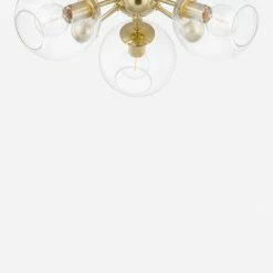 Lulu And Georgia Crystal Semi-Flush Mount Light Lighting