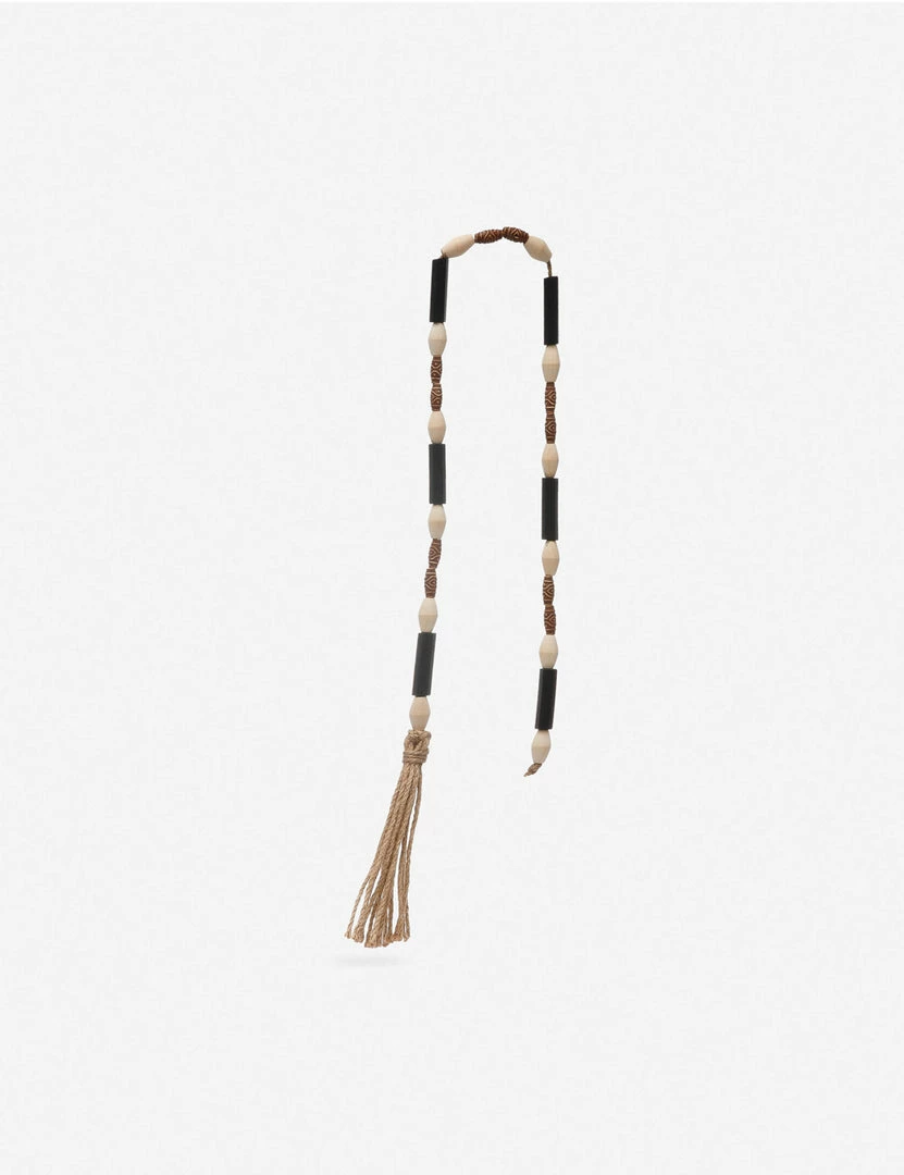 Lulu And Georgia Ivy Wood Garland Earth Tones