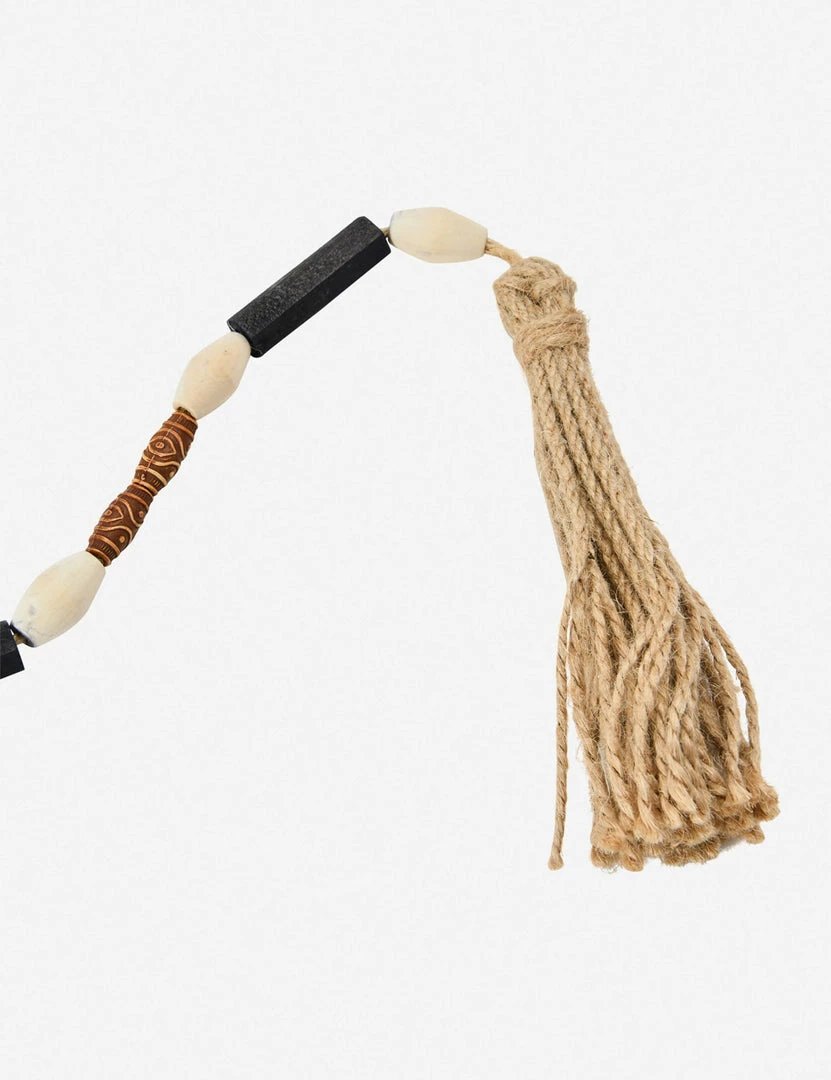 Lulu And Georgia Ivy Wood Garland Earth Tones