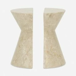 Lulu And Georgia Lucca Marble Bookends (Set Of 2) Décor