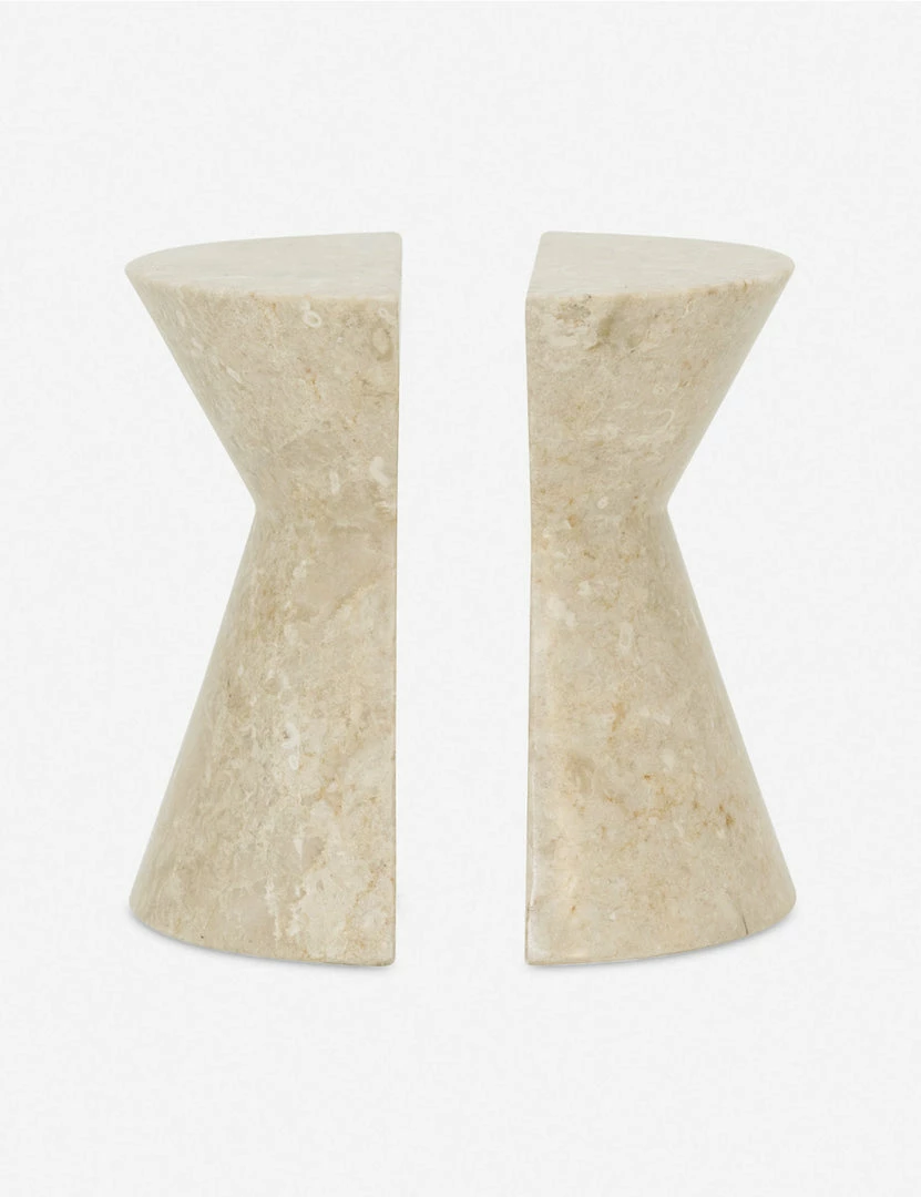 Lulu And Georgia Lucca Marble Bookends (Set Of 2) Décor