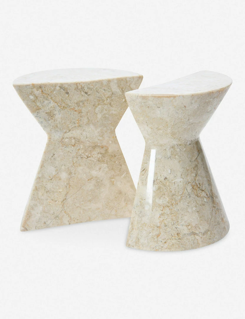 Lulu And Georgia Lucca Marble Bookends (Set Of 2) Décor
