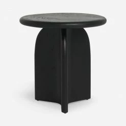 Lulu And Georgia Ada Round Side Table, Black