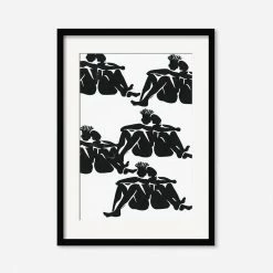 Lulu And Georgia Walls'Over Here' Print By Adrian Brandon