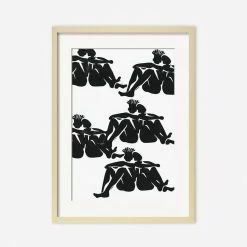 Lulu And Georgia Walls'Over Here' Print By Adrian Brandon