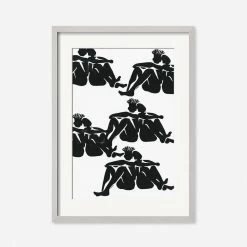 Lulu And Georgia Walls'Over Here' Print By Adrian Brandon