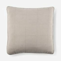 Lulu And Georgia Mossy Greens Antwerp Large Euro Sham By Pom Pom At Home