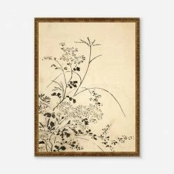 Lulu And Georgia'Autumn Flowers And Grasses' Print By Miyazaki Yūzen
