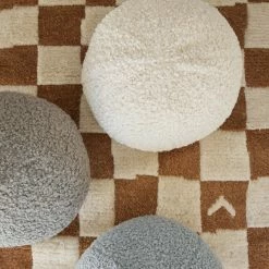 Lulu And Georgia Bouclé Ball Pillow By Sarah Sherman Samuel Sarah Sherman Samuel Collection