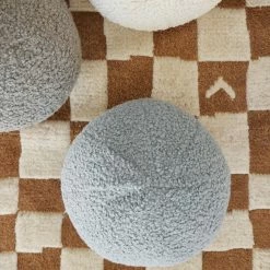 Lulu And Georgia Bouclé Ball Pillow By Sarah Sherman Samuel Sarah Sherman Samuel Collection