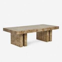 Lulu And Georgia Brisa Burl Wood Coffee Table