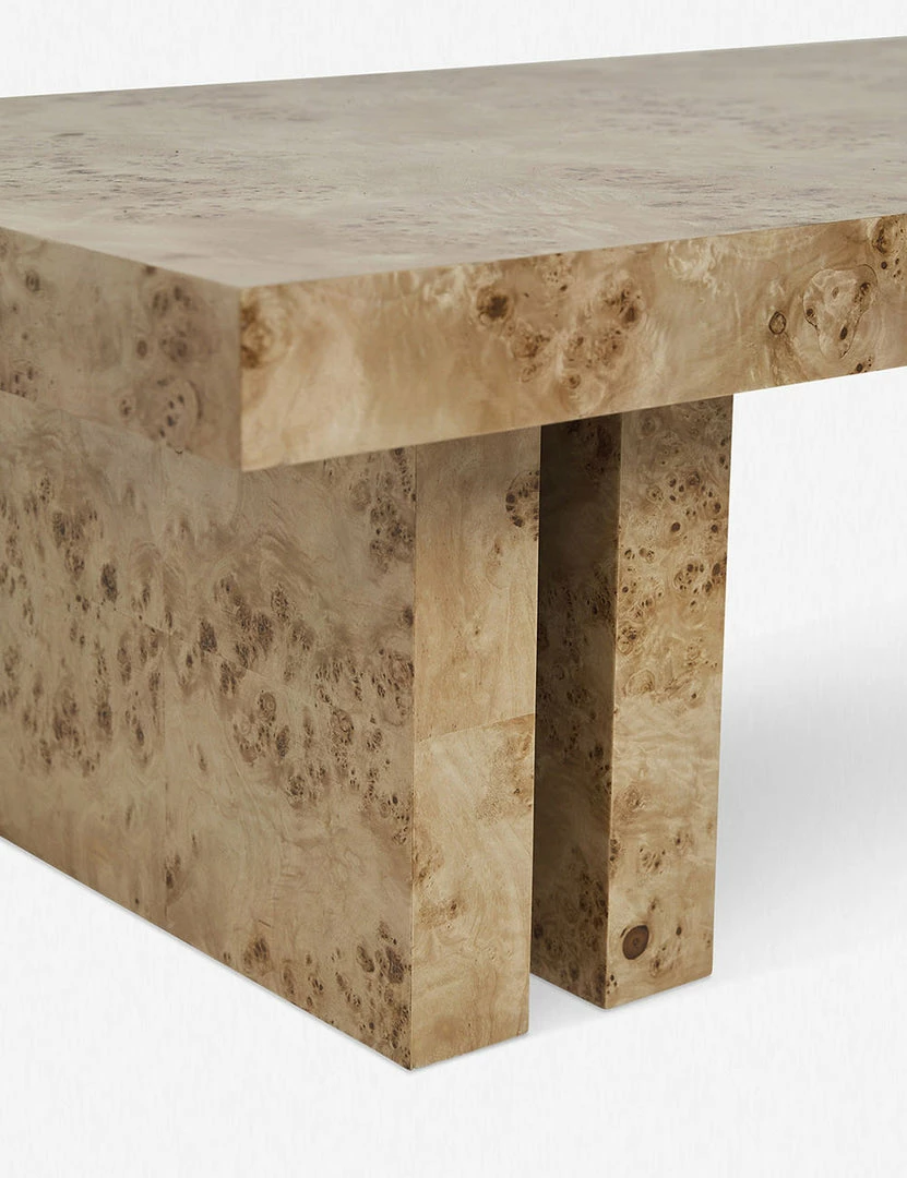 Lulu And Georgia Brisa Burl Wood Coffee Table