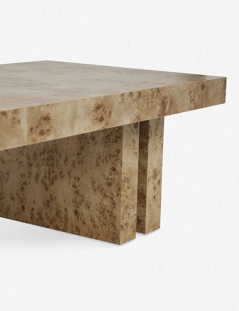 Lulu And Georgia Brisa Burl Wood Coffee Table