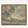 Lulu And Georgia 'Study Of Clouds With A Sunset Near Rome' Wall Art By Simon Alexandre Clement Denis Walls