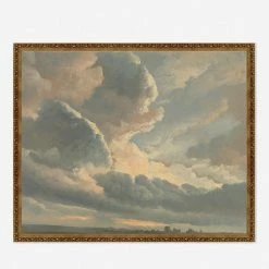 Lulu And Georgia'Study Of Clouds With A Sunset Near Rome' Wall Art By Simon Alexandre Clement Denis Walls