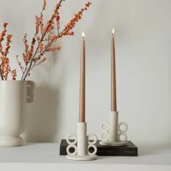 Lulu And Georgia Veracruz Taper Holder Curved + Rounded