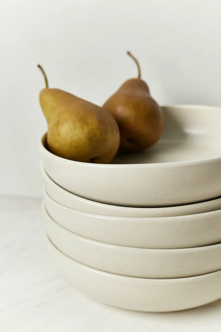 Lulu And Georgia Casafina Pacifica Dinnerware, Vanilla (18-Piece Set) Earth Tones