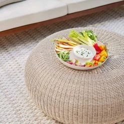 Lulu And Georgia Outdoor Collection Etta Bamboo Chip + Dip Set By Ekobo