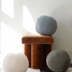 Lulu And Georgia Bouclé Ball Pillow By Sarah Sherman Samuel Sarah Sherman Samuel Collection