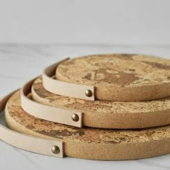 Lulu And Georgia Cork Trivet By Casafina