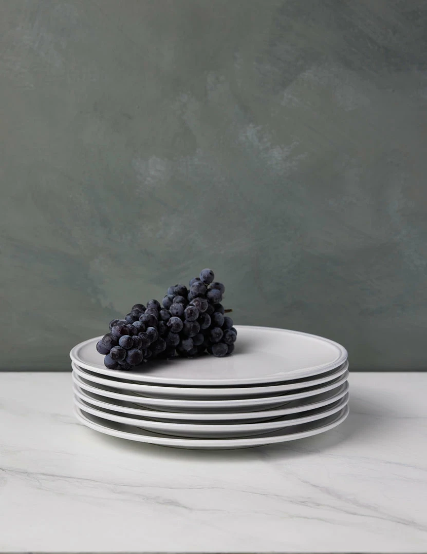 Lulu And Georgia Kitchen + Dining Friso Dinner Plates (Set Of 6) By Costa Nova