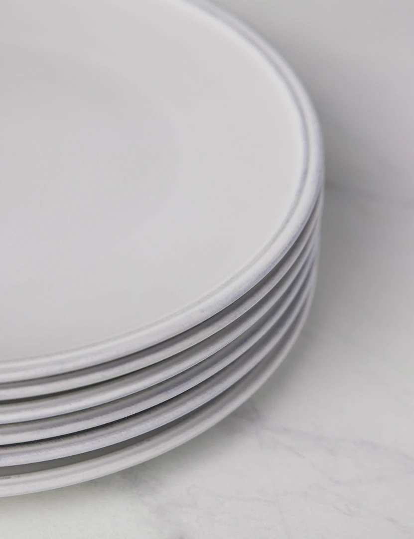 Lulu And Georgia Kitchen + Dining Friso Dinner Plates (Set Of 6) By Costa Nova
