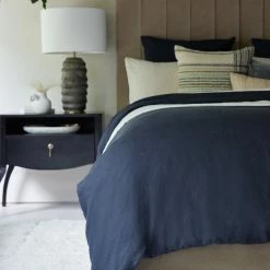 Lulu And Georgia Élan Byrd Collection Linen Bedding, Duvet Set By Cultiver