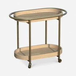 Lulu And Georgia Curved + Rounded Les Bar Cart