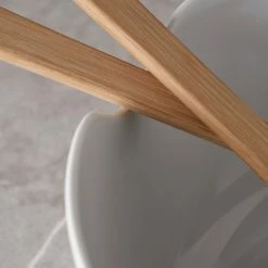 Lulu And Georgia Dine Bowl + Oak Servers By LSA International New