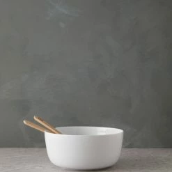 Lulu And Georgia Dine Bowl + Oak Servers By LSA International New
